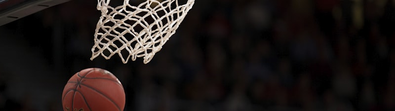 篮球运动员在NBA赛场上扣篮的精彩画面